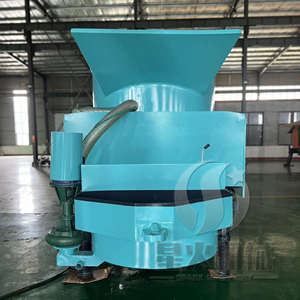 เครื่องผสมคอนกรีตแบบเคลื่อนที่ ไฟฟ้า แบบปากแบน สำหรับผสมคอนกรีต แอสฟัลต์ ทราย ปูนซีเมนต์ ใช้เครื่องยนต์ดีเซล พร้อมปั๊ม - Product Image 3