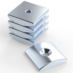 Imanes industriales de motor N52M, imán de ferrita de neodimio con galvanoplastia de Zn, imán N52M Ndfeb para doblar material compuesto - Product Image 3