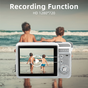 Máy ảnh kỹ thuật số, FHD 720P 2.7inch <span class=keywords><strong>LCD</strong></span>,18MP cho vlogging với chống rung 16X Zoom, nhỏ gọn, nhỏ cho trẻ em sinh viên - Product Image 5