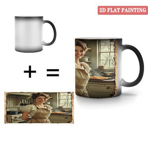 Frosted Matte <b>Ceramic</b> <b>Mug</b> 11oz Color Changing Heat Sensitive Drinking Cup - Product Image 4