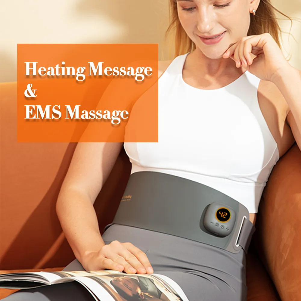 Thời gian chăm sóc eo Massage ấm hơn Lady sưởi ấm cung điện thời gian nhiệt massage vành đai EMS kích thích hàng chục trị liệu EMS massage vành đai