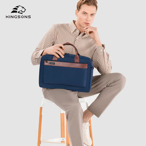 कारोबार के लिए लैपटॉप बैग बैग में पुरुषों के नीले काले रंग 15.6 इंच हैंडबैग के साथ काले रंग इंच हैंडबैग - Product Image 1