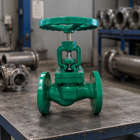 Vanne à soupape à bride PN16 DN50 en fonte ductile GGG50 pour systèmes de distribution d'eau et de refroidissement en bâtiments commerciaux