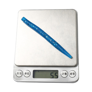 Señuelo blando tipo gusano de 105 mm y 5.5 g, de hundimiento lento, para pesca de lubina, señuelo de fondo sin plomo, de alta densidad. - Product Image 2