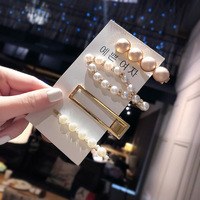 2025 nuevas Ideas, tocados de moda, pasador, pinzas para el pelo de perlas, conjunto de horquillas de perlas barrocas para mujeres y niñas