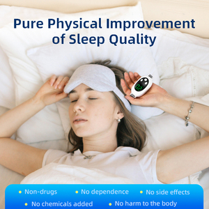 Masseur de sommeil de paume certifié Safe EMS Pulse Levels Dispositif d'aide au sommeil portable gratuit garanti pour le soulagement de l'insomnie/de l'anxiété - Product Image 2
