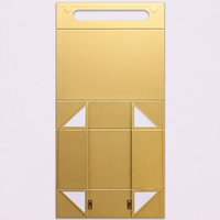Boîte cadeau pliable écologique FSC avec couvercle magnétique, logo personnalisé, emballage plat pliable pour vêtements, OEM ODM