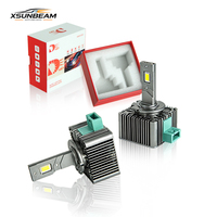Bombilla LED CSP Serie D para Faros Delanteros D1S D3S D5S D8S, Luz Alta y Baja, Sin Errores Canbus, Iluminación Frontal, Actualización de Lámparas para Vehículos