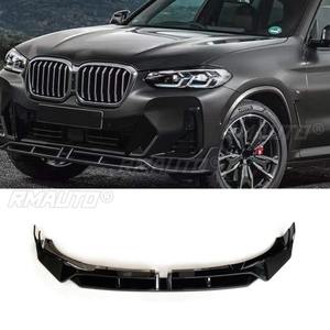 Diffuseur de pare-chocs avant noir brillant pour BMW X3 X4 G01 G02 G08 2022+ - Accessoire de modification automobile - Product Image 1