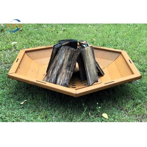 <span class=keywords><strong>Piccolo</strong></span> Flat Pack acciaio Corten fuoco pozzo portatile pozzo del fuoco per il campeggio, adatto per giardini e iarde - Product Image 6