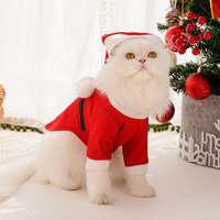 Costume de Noël en gros pour animaux de compagnie, tenue mignonne pour chien et chat, vêtements de fête pour chiots, vêtements de festival pour petits et moyens chiens
