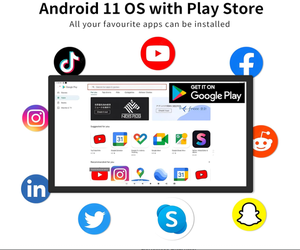 Hệ thống Android 10.1 15.6 18.5 21.5 24 27 inch treo tường quảng cáo Máy 24/7 Video hiển thị cho cửa hàng bán lẻ - Product Image 4