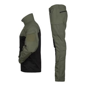 Conjunto de Ropa Táctica para Exteriores DF22, Verde Oliva y Negro, Transpirable, para Todas las Temporadas, Pantalones y Chaqueta para Hombre, Venta al Por Mayor - Product Image 1