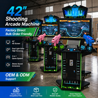 Vente en gros usine : Machine de jeu d'arcade simulateur de tir Alien Extermination avec écran LCD 42 pouces, à monnayeur, pour parcs d'attractions