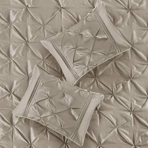 DB 7-Piece Super King Tufted Comforter Set Woven Technics Solid Pattern Cotton <b>Polyester</b> <b>Filling</b> for Bedroom Hotel Hospital Use - Product Image 4