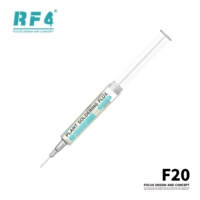 RF4 F20 Flux de soudure végétal écologique 10CC, pâte à haute pénétration pour réparation de PCB et BGA de téléphones portables, outils de réparation de téléphones