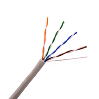 Câble réseau LAN intérieur Cat5e UTP, 8 cœurs, 4 paires, Cat6, Cat7, SFTP, FTP, double gaine, cuivre nu simple, CCA, pour extérieur, boîte de tirage