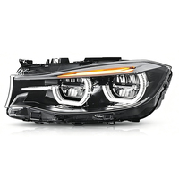 Phare avant JSL blanc et jaune pour BMW Série 3 GT-F34 13-20, avec Angel Eye, double couleur, PLUG and PLAY