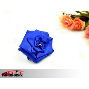 G0456 Foulard en soie transformé en roses (Rouge)(Jaune)(Bleu) Accessoires de magie de scène King Magic Foulard en soie Magie de scène Vente en gros - Product Image 5