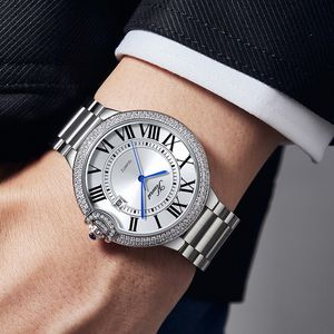 Relojes de cuarzo de lujo de alta calidad al por mayor, reloj de pulsera de diamantes a la moda para mujer - Product Image 6