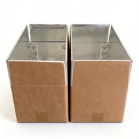 Boîtes isothermes personnalisables en papier kraft écologique avec revêtement en aluminium mat pour aliments surgelés et frais