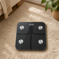 Balance connectée intelligente Bluetooth pour la composition corporelle avec affichage LED précis du IMC – Idéale pour la maison et la salle de sport