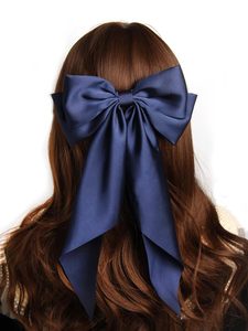 Accesorio de lazo largo para el cabello, se desliza por la parte posterior de la cabeza, clip de lazo para mujer - Product Image 5