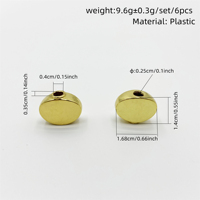 Wholesale 6PCS/Set Plastic Small Round Head Guitar Tuning Peg Handles Concave String End Tuner Guitar Accessories