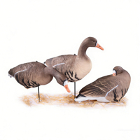 Offre Spéciale : Ensemble de leurres réalistes pour oies à poils tachetés, légers en EVA avec pieds orange, pour activités de plein air, leurres 3D multi-positions.