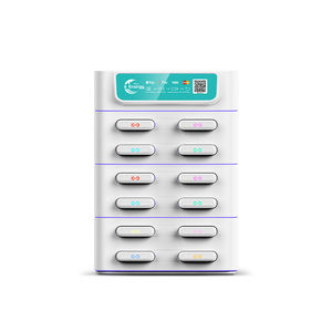 Estación <span class=keywords><strong>de</strong></span> carga <span class=keywords><strong>de</strong></span> <span class=keywords><strong>alquiler</strong></span> <span class=keywords><strong>de</strong></span> energía móvil portátil <span class=keywords><strong>de</strong></span> 12 ranuras Soporte magnético para teléfono celular <span class=keywords><strong>Alquiler</strong></span> <span class=keywords><strong>de</strong></span> Banco <span class=keywords><strong>de</strong></span> energía portátil - Product Image 2