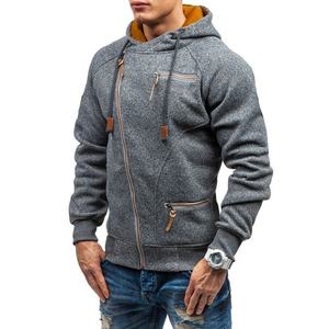 Suéter con capucha para hombre, jersey con cremallera, prendas de vestir, sudadera, chaqueta, abrigo ajustado - Product Image 5