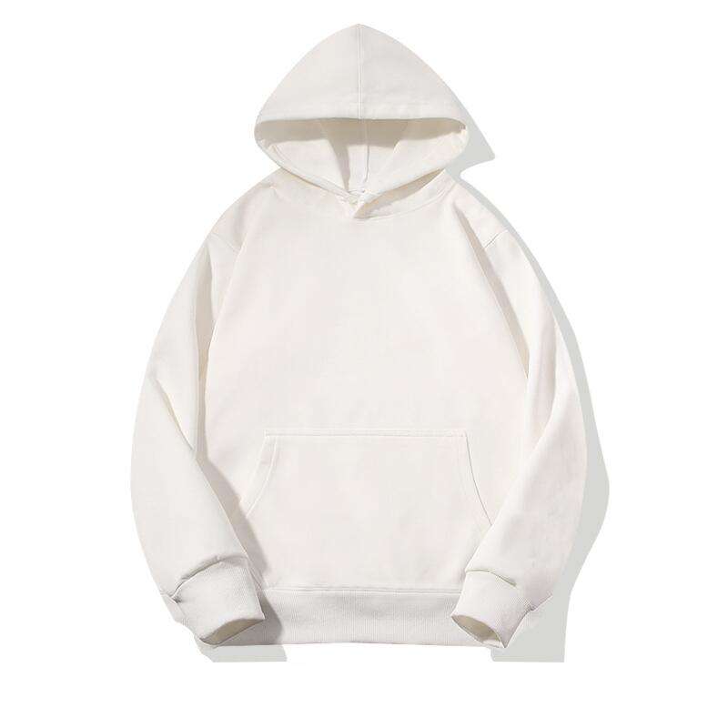 Blanc - sweat à capuche