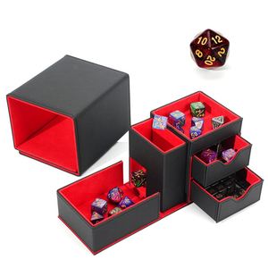 Plateau à dés et boîte de rangement pour dés FX, boîte de rangement 3 en 1 pour dés (plateau à dés, tour à dés, tiroirs de rangement pour dés) - Product Image 6