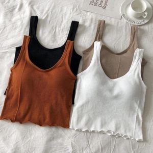 Débardeur tubulaire tricoté sans couture pour femmes, soutien-gorge de sport, style Bandeau, sans manches, dos nu, Sexy, été, 2020 - Product Image 2