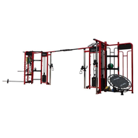 Machine de musculation multi-gym LonexFit Commercial Modular 4-8 stations Synergy 360, en acier robuste, kit d'accessoires complet pour installation clé en main