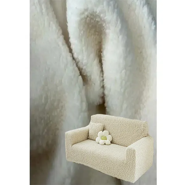 Sıcak satış fırçalanmış polyester spandex kadife kumaş perde online kumaş kanepe mobilya için