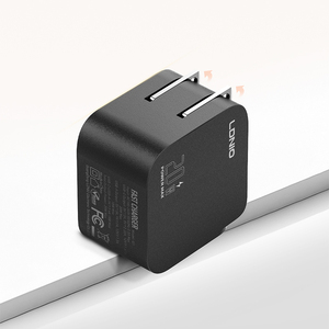شاحن حائط LDNIO جديد 20W GAN بمنفذي <span class=keywords><strong>USB</strong></span>-C PD سريع عالمي للهاتف، شاحن جداري صغير جداً بمنفذ <span class=keywords><strong>USB</strong></span>-C - Product Image 3