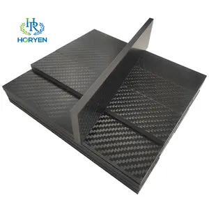 Yüksek modüllü hassas cnc özel şekil gerçek 100% karbon karbon fiber malzeme parçaları