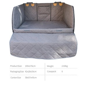 Lavável e Respirável Scratch Proof Tampa Do Bota Do Carro com Extra Bumper Protector e Cinto De Segurança - Product Image 6