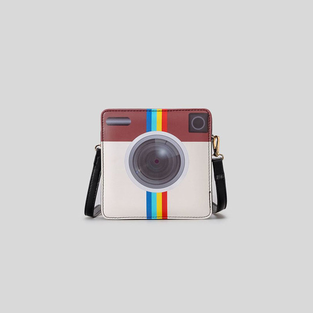 Summer New Camera Hand Box Single Shoulder Crossbody Personality PU Women's Bag