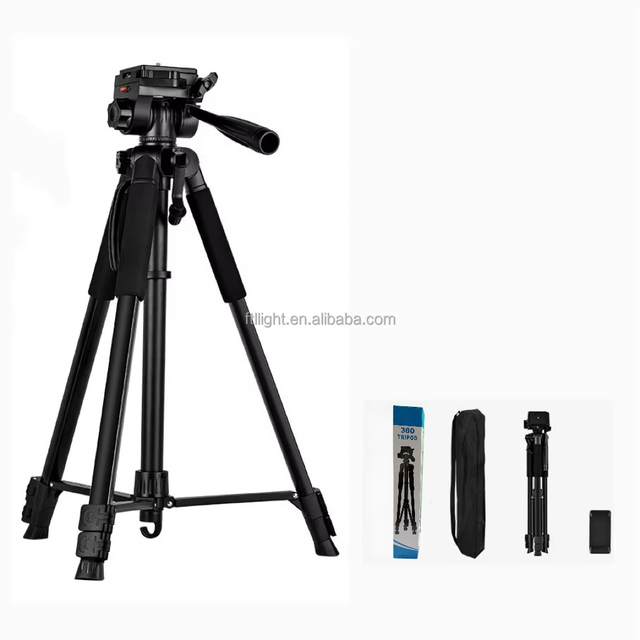 Factory Outdoor Live Streaming Telescope Projector Mobile Phone Live Streaming Stand Laser Cannon Camera Tripod