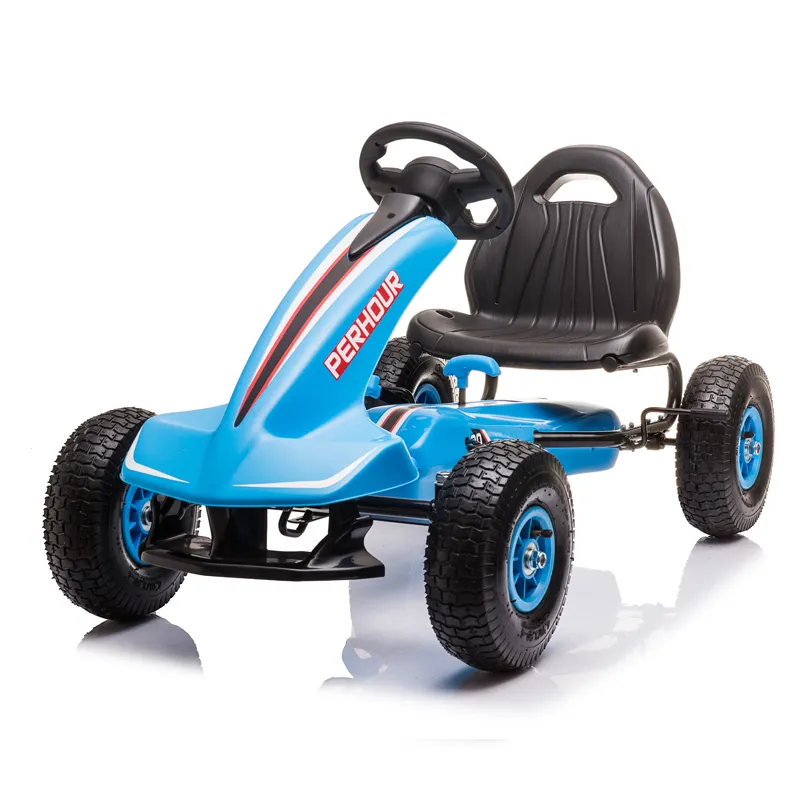 2021 children outdoor pedal go cart kids ride on car with four wheels baby ride on toy car