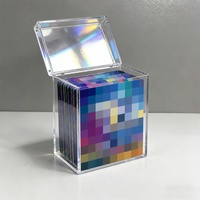 Boîte de rangement en acrylique transparente épaisse personnalisable avec couvercle magnétique pour cartes TCG, étui de présentation en acrylique Etb