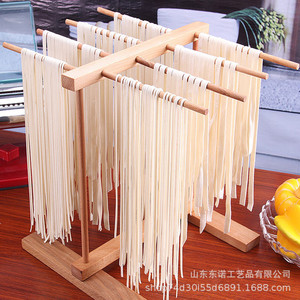 ชั้นวางเส้นก๋วยเตี๋ยวไม้ 4 ชั้น แบบพับได้ สำหรับแขวนบนโต๊ะในครัว - Product Image 2
