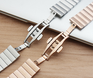 Per <span class=keywords><strong>Apple</strong></span> <span class=keywords><strong>Watch</strong></span> Band <span class=keywords><strong>acciaio</strong></span> inossidabile 40mm 41mm 45mm 49mm cinturino orologio largo uomo di lusso cintura per Iwatch serie Se 10 9 8 7 - Product Image 4