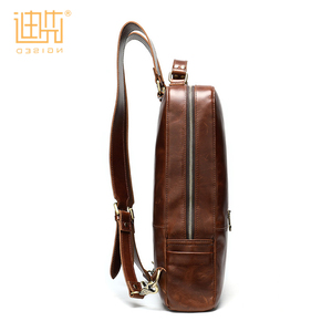 Nordic 2020 nuevo retro de hombres de cuero de Caballo Loco mochila de gran capacidad de viaje de cuero genuino mochila - Product Image 4