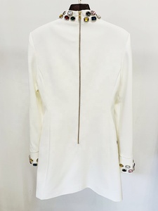 Abbigliamento di Moda OUDINA, <span class=keywords><strong>Vestiti</strong></span> Eleganti e Casual a Maniche Lunghe con Perline, Diamanti e Gemme Colorate, Abiti <span class=keywords><strong>da</strong></span> <span class=keywords><strong>Sera</strong></span> e <span class=keywords><strong>da</strong></span> Cena per Donna - Product Image 5