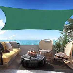 Voile d'ombrage grand format 2,5x3m en HDPE vert <span class=keywords><strong>pour</strong></span> extérieur, <span class=keywords><strong>balcon</strong></span>, jardin, patio, abri de voiture, vente en gros - Product Image 1