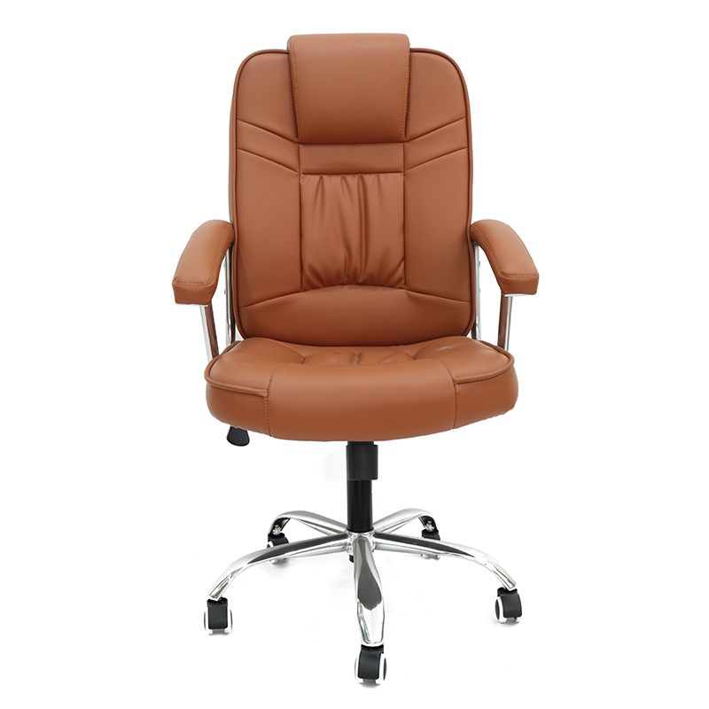 Factory directly big and large brown PU Ergomic office chair executive chair
