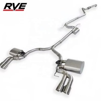 Système d'échappement en acier inoxydable RVE pour Audi A3 A4 B9 S4 B8 B8.5 S5 B9 S3 8v A5 2.0T avec soupapes